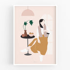 הדפס - Modern Women - At The Cafe