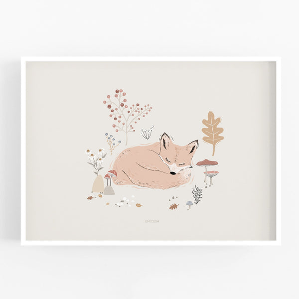 הדפס - Autumn Fox