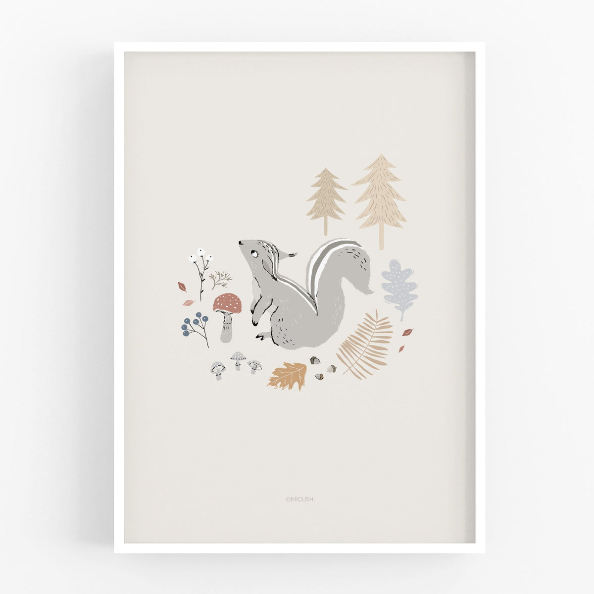 הדפס - Autumn Squirrel