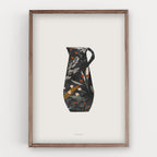 הדפס - Black Floral Vase