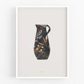 הדפס - Black Floral Vase
