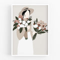 הדפס - Flower Lady - no.5