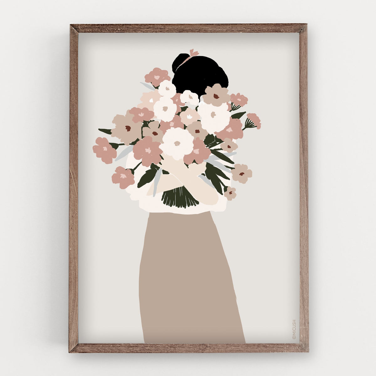 הדפס - Flower Lady - no.4