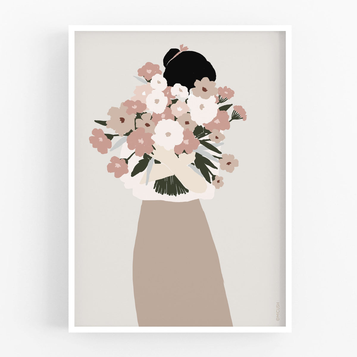 הדפס - Flower Lady - no.4