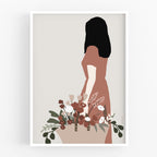 הדפס - Flower Lady - no.3