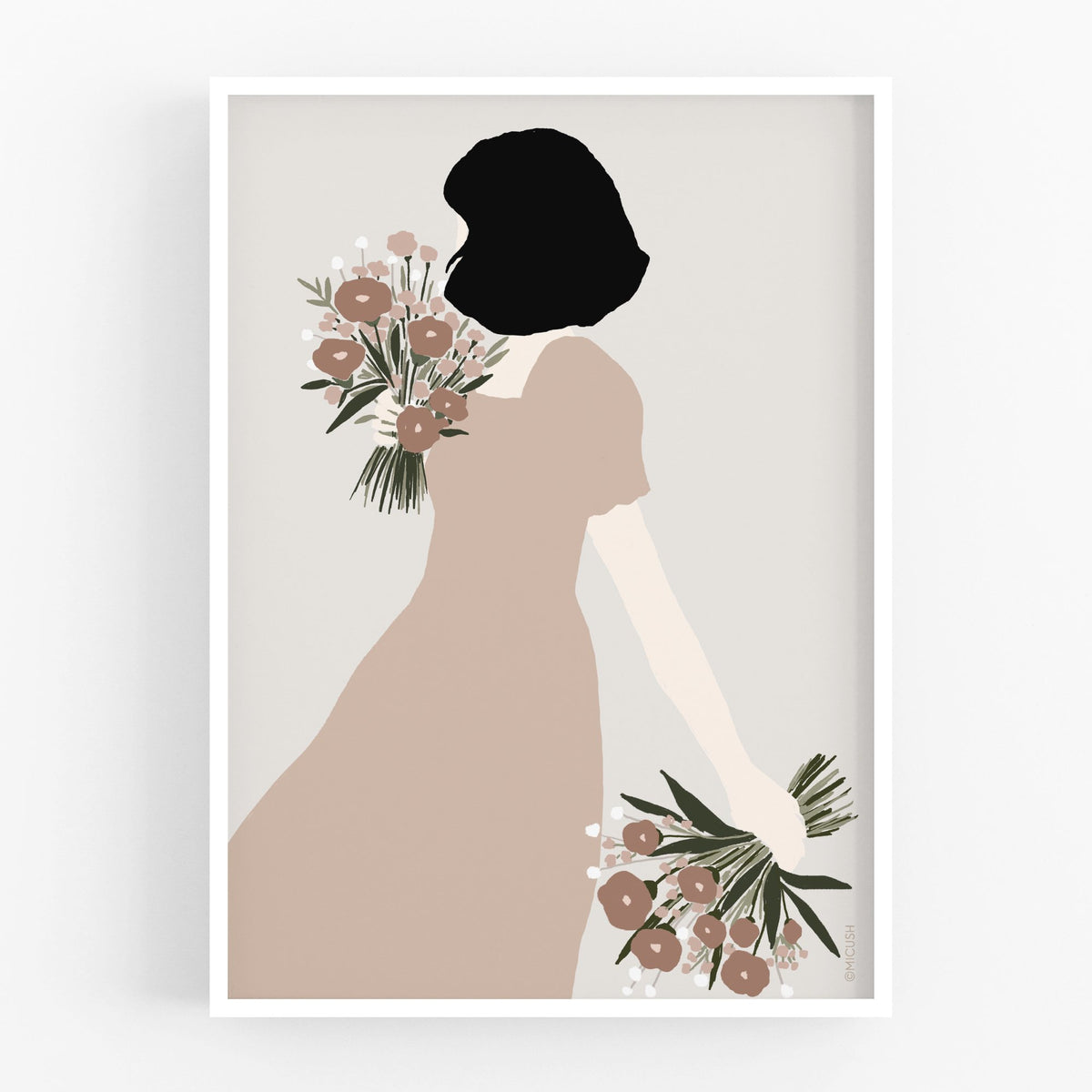 הדפס - Flower Lady - no.2