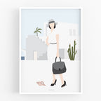 הדפס - Modern Women - High Heel Lady