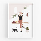 הדפס - Modern Women - Palm Desert Lady