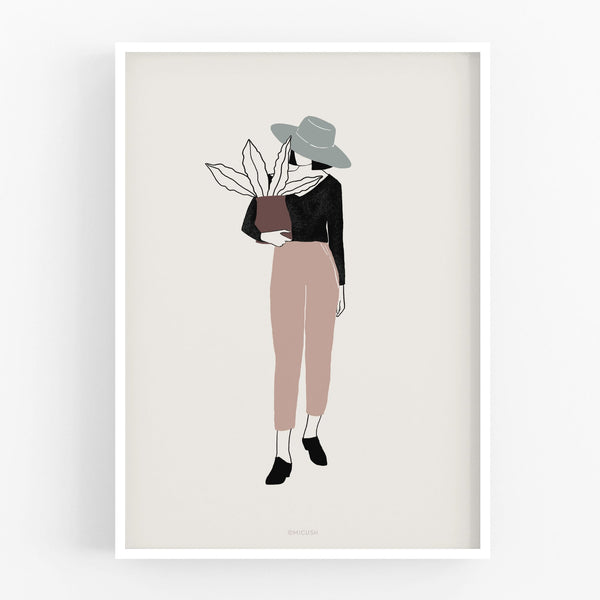 הדפס - Plant Lady 02