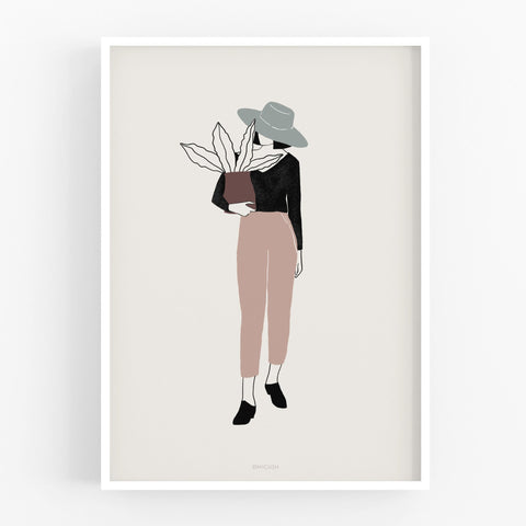 הדפס - Plant Lady 02