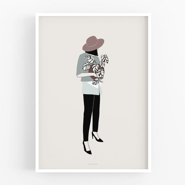 הדפס - Plant Lady 03