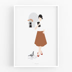 הדפס - Modern Women - Pretty Little Lady