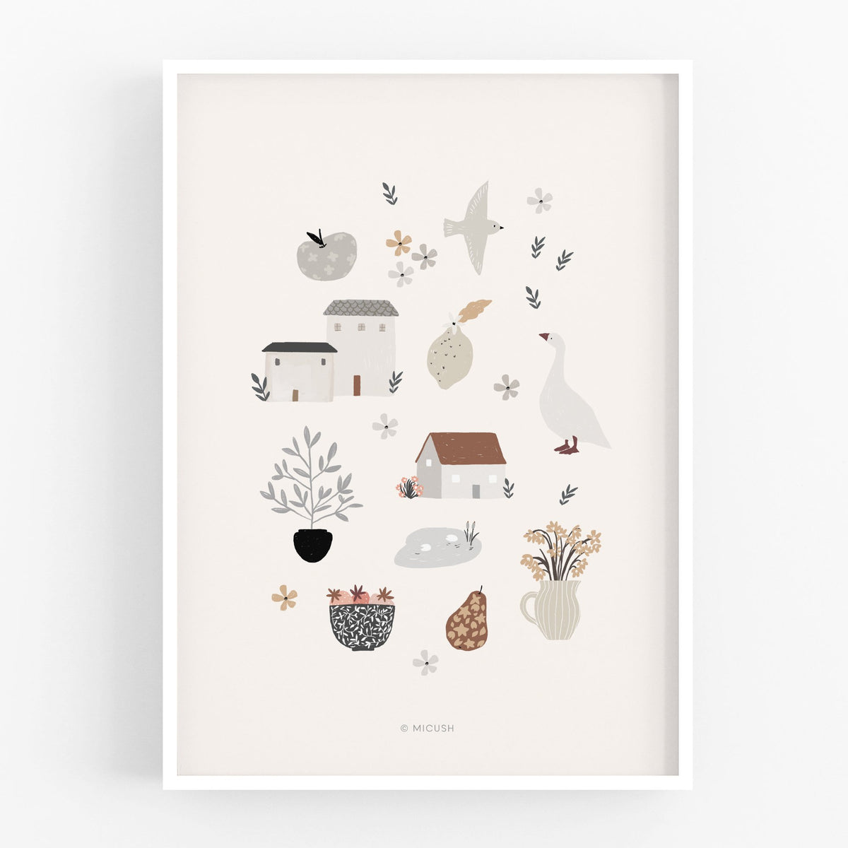 הדפס - Country Life - Kids #1