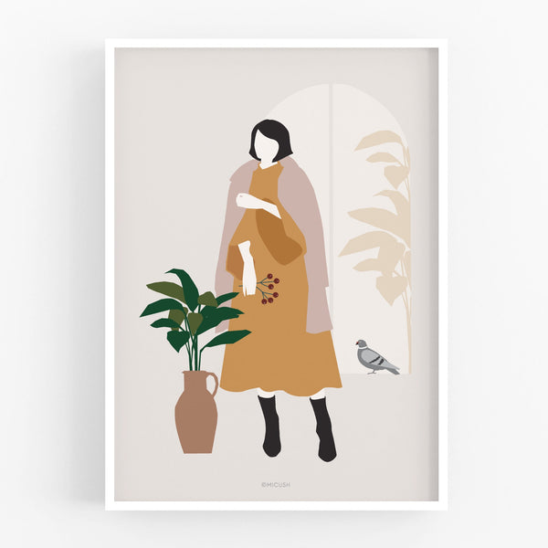 הדפס - Modern Women - Winter Chic Outfit