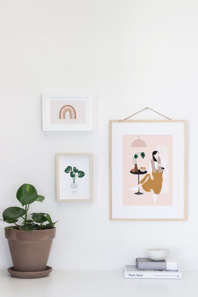 הדפס - Modern Women - At The Cafe