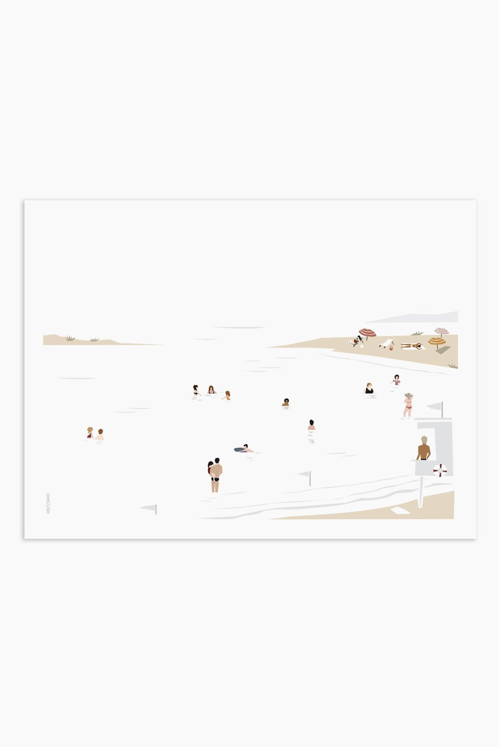 הדפס - At the Beach