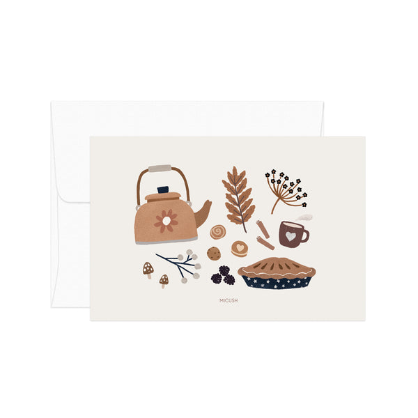 גלויה - Cottagecore - Pie