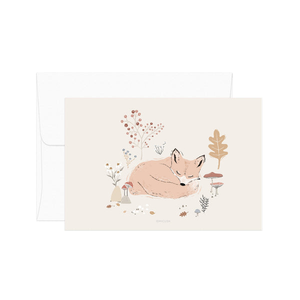 גלויה - Autumn Fox