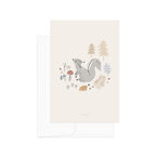 גלויה - Autumn Squirrel
