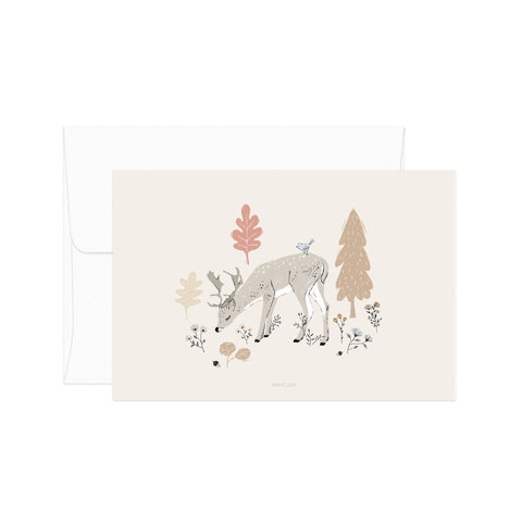 גלויה - Autumn Deer