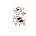 גלויה - Christmas - Birds