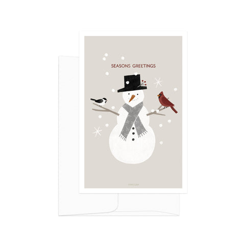 גלויה -  Christmas - Snowman