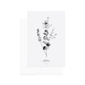 גלויה - B&W Botanical - Myrtaceae Eucalyptus