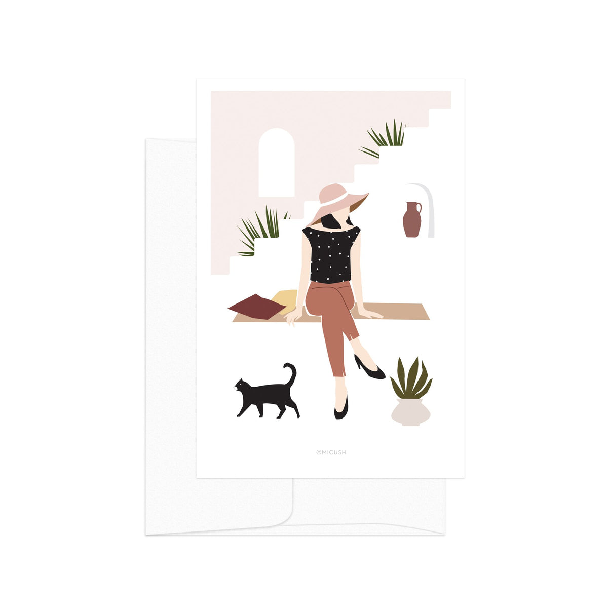 גלויה - Modern Women - Palm Desert Lady