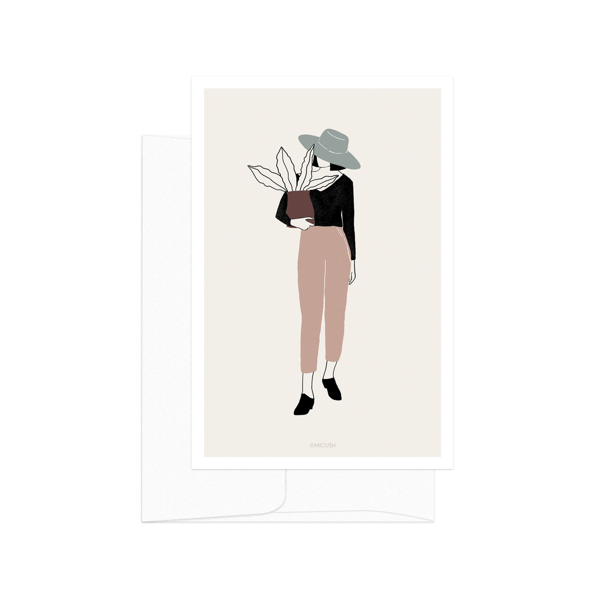 גלויה - Plant Lady 02