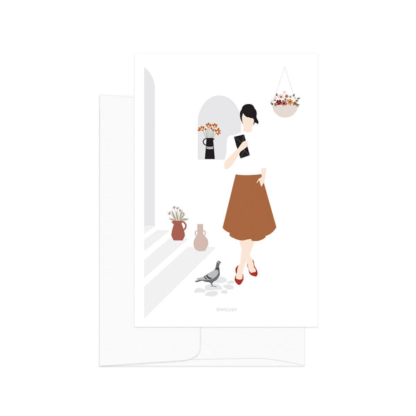 גלויה - Modern Women - Pretty Little Lady