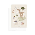 גלויה - Simple Life - Deer