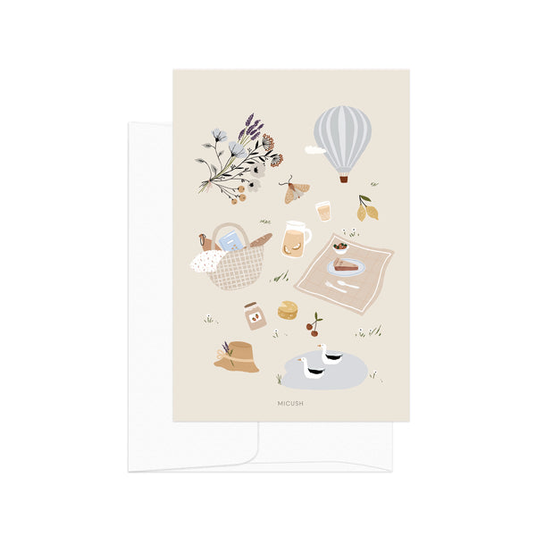 גלויה - Simple Life - Picnic