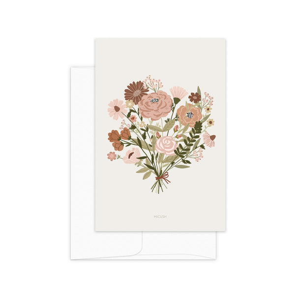 גלויה - Flowers for you - Bouquet