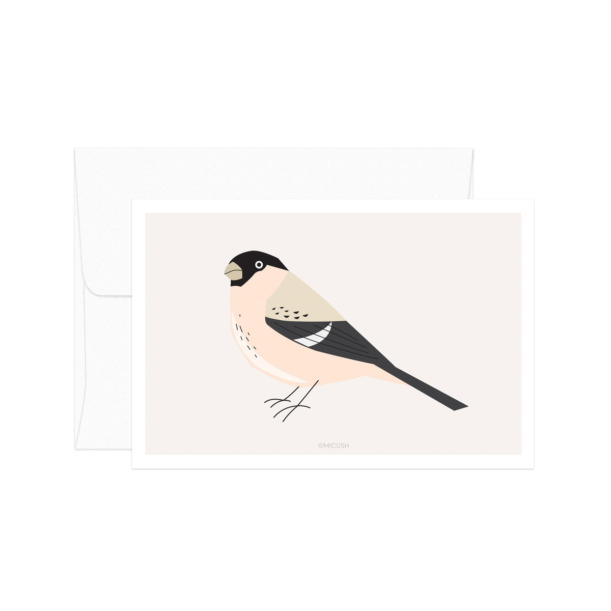 גלויה -  Pyrrhula Bird - Birds no.2