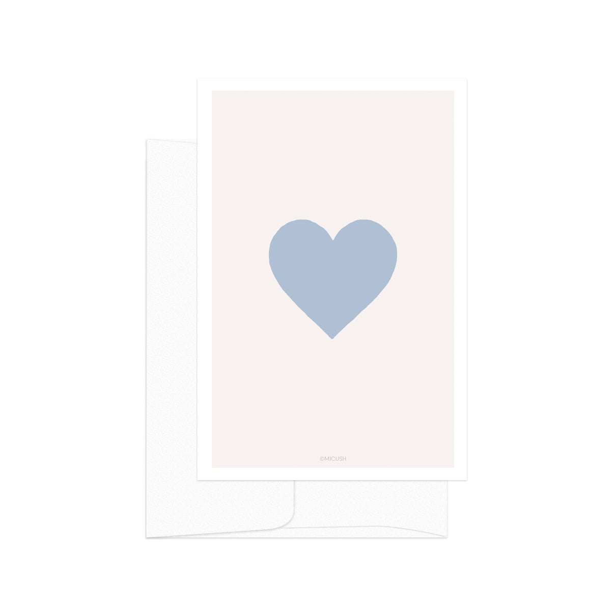 גלויה -  Blue Heart