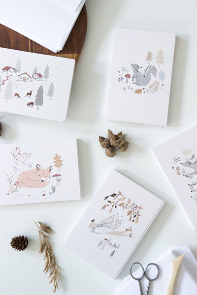 גלויה - Autumn Fox