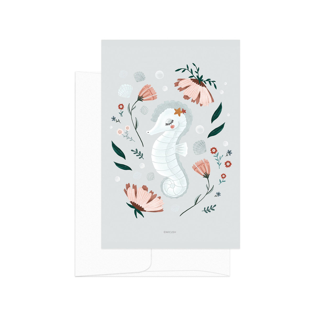 גלויה - Magical Ocean - Sea Horse