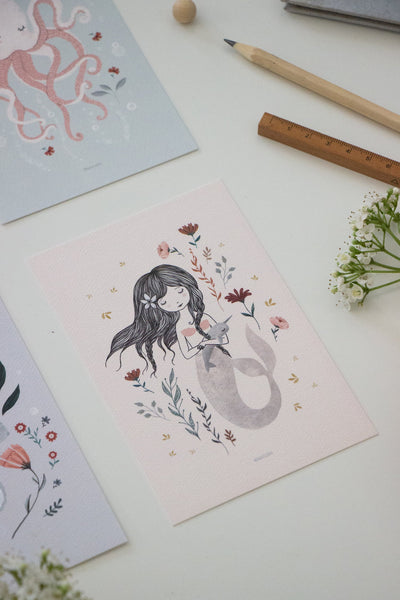 גלויה - Magical Ocean - Little Mermaid