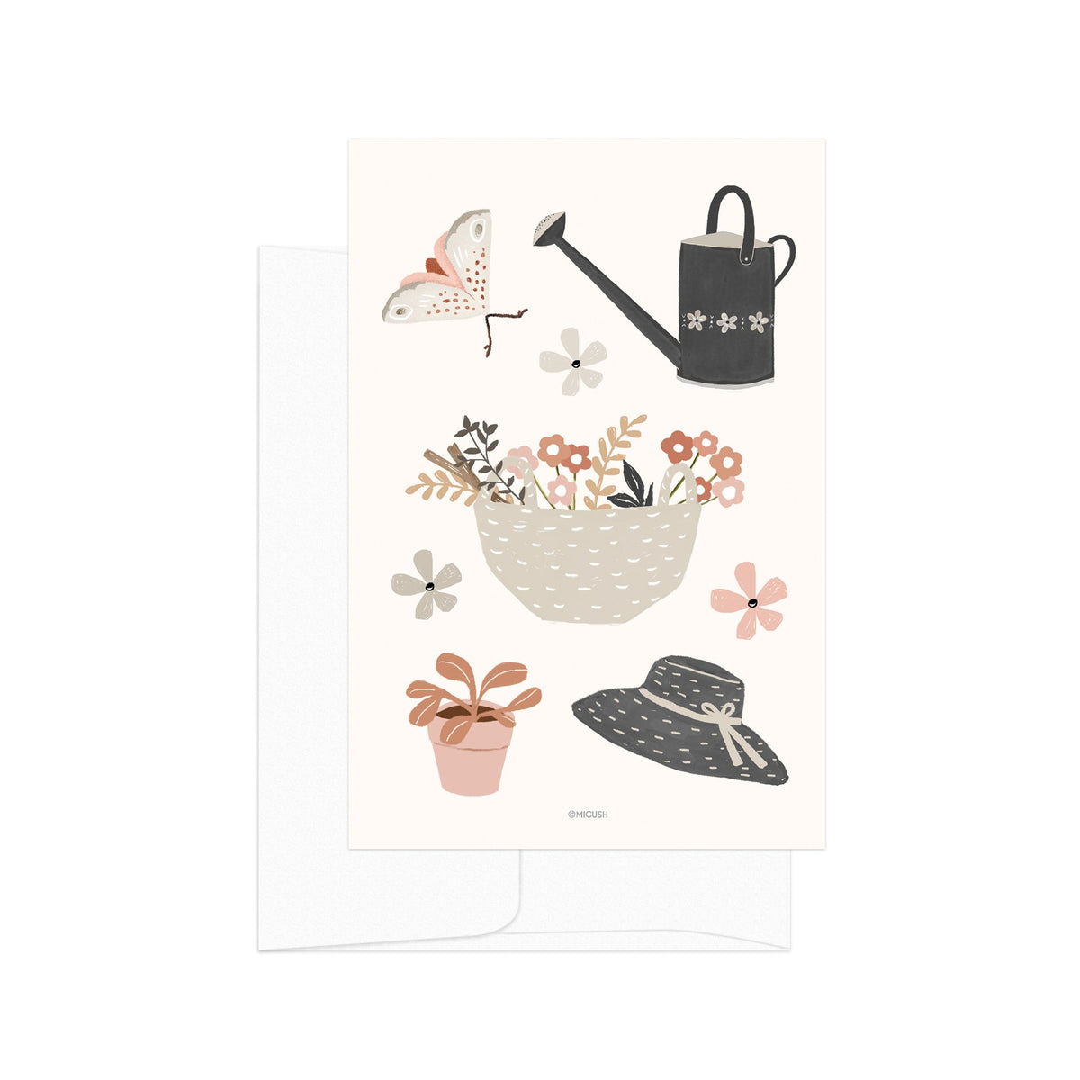 גלויה - Simple Life - Gardening