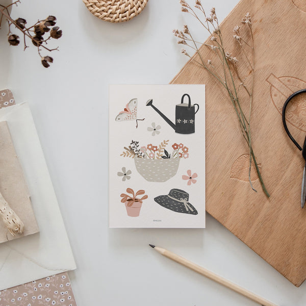 גלויה - Simple Life - Gardening