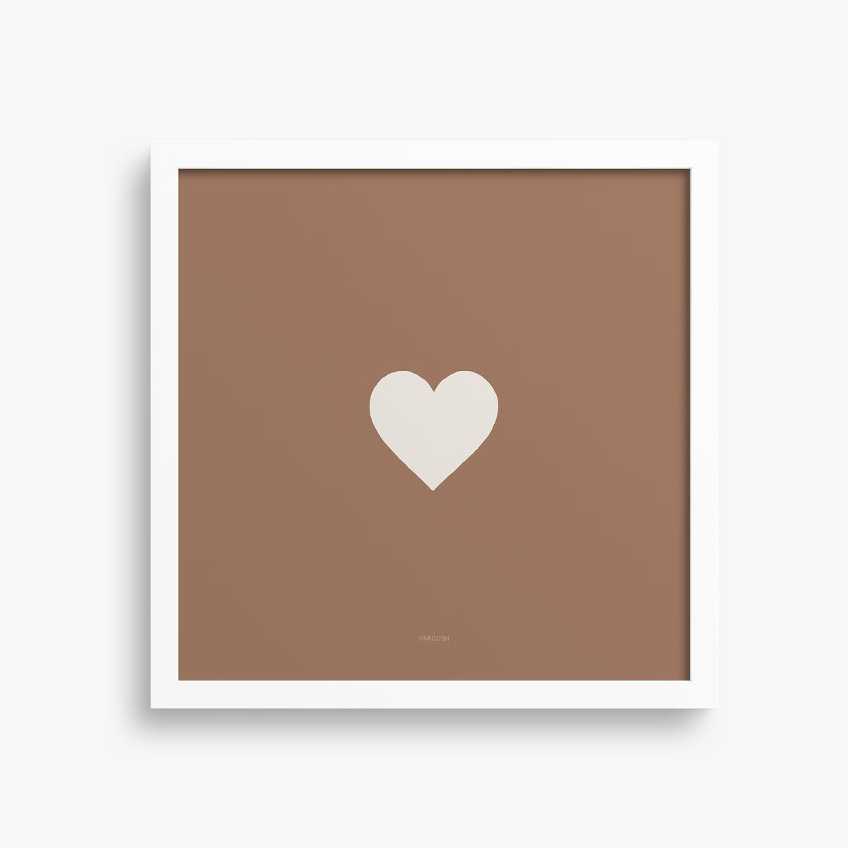 הדפס - Cream Heart