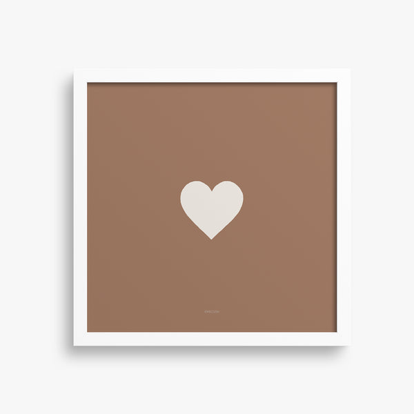 הדפס - Cream Heart