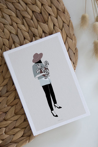 גלויה - Plant Lady 03