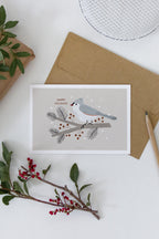 גלויה -  Christmas - Titmouse