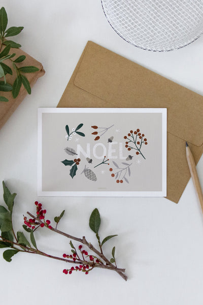 גלויה -  Christmas - NOEL