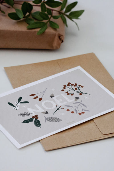 גלויה -  Christmas - NOEL