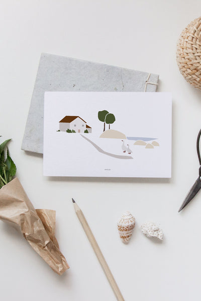 גלויה - Countryside - Ducks