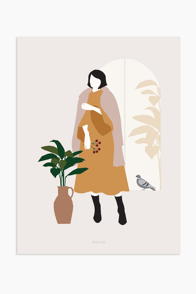 הדפס - Modern Women - Winter Chic Outfit