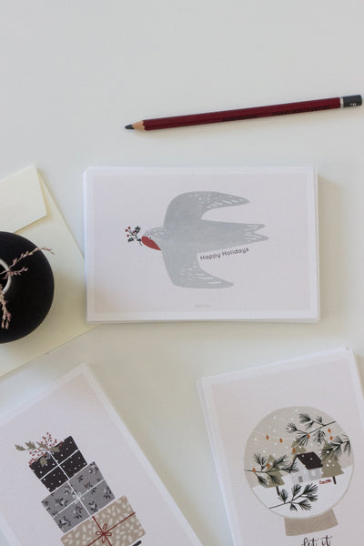 גלויה - Happy Holidays