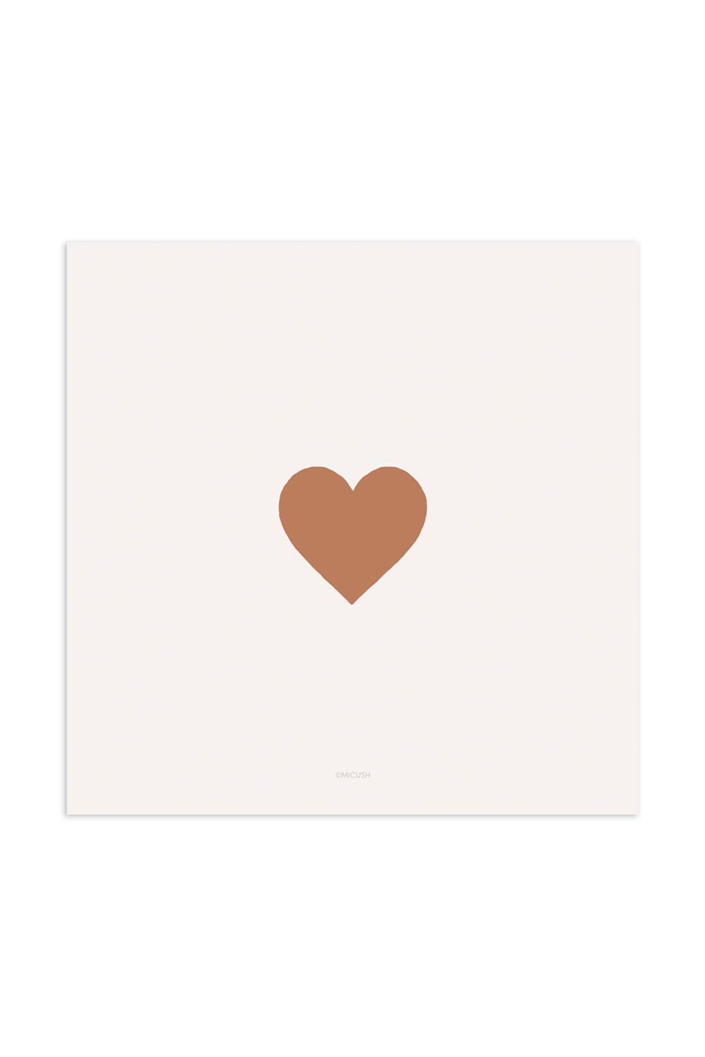 הדפס - Orange Heart